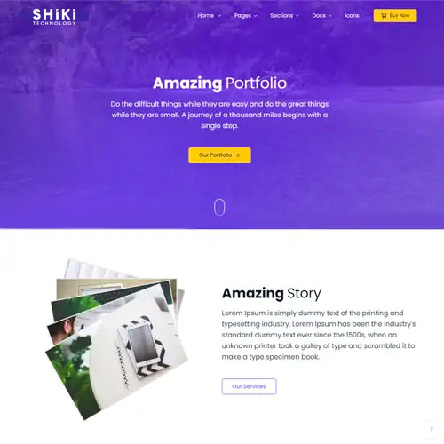 Bootstrap personal template